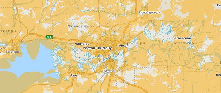 Зона покрытия билайн пермь 4g карта